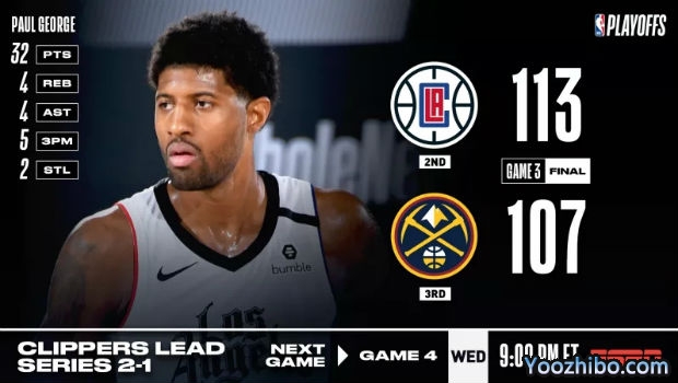 <a href=/lanqiubisa/clippers/ target=_blank class=infotextkey>快船</a>逆转<a href=/lanqiubisa/nuggets/ target=_blank class=infotextkey>掘金</a>大比分2-1领先！