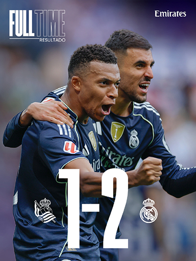 皇马2-1皇社 姆巴佩传射 卡瓦哈尔送点