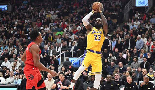 湖人队勒布朗·詹姆斯伤情报告升级 有望出战76人