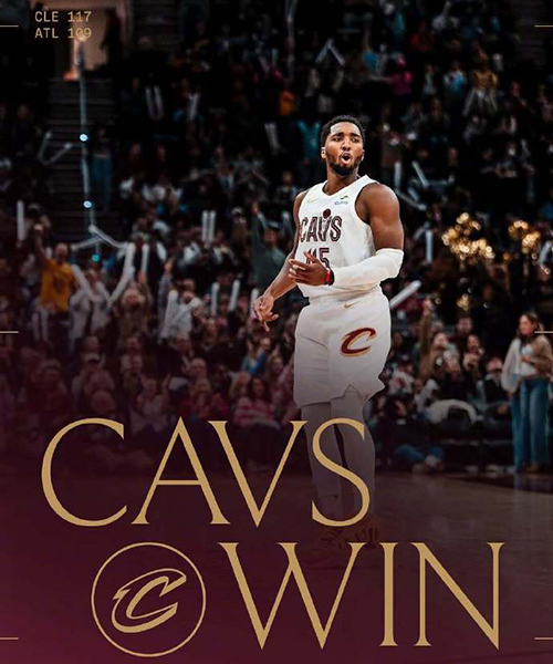 骑士主场胜老鹰,米切尔复出砍37分,杰伦-约翰逊23+13